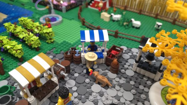 Blue Meat Farmer's Market Stall - Image 3
